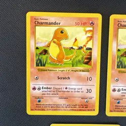 Pokemon Base Set SHADOWLESS PACK FRESH Charmander (7) Charmeleon (4) 11 total - Image 2