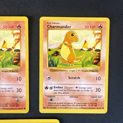 Pokemon Base Set SHADOWLESS PACK FRESH Charmander (7) Charmeleon (4) 11 total - Image 5