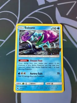 Suicune Stamped - 59/214 - Legendary Pokemon Promo - Rare Holo LP - Image 2