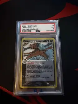 Pokemon TCG Deoxys Holo Holon Phantoms PSA 7 3/110 - Image 1