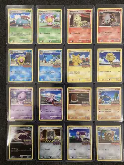 Pokemon TCG - Rumble Complete Card Set of 16 Cards (Pikachu with Swirl) - NM - Image 1