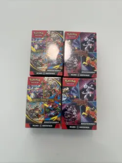 LOT of (4) Pokemon TCG Destined Rivals Booster Bundle Box Factory SEALED - Image 1