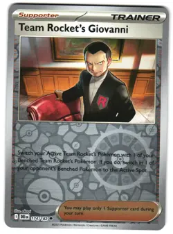 Team Rocket's Giovanni 174/182 Reverse Holo SV10: Destined Rivals Pokemon TCG - Image 1