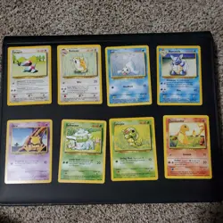 Mint/NM Complete 1999 Pokemon Base Set 70-Card Uncommon & Commons - Image 4