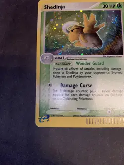 Shedinja 11/97 Dragon Holo SWIRL E READER rare Pokemon VINTAGE - Image 3