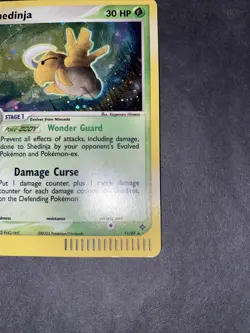 Shedinja 11/97 Dragon Holo SWIRL E READER rare Pokemon VINTAGE - Image 4