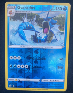 Pokemon TCG Gyarados Rebel Clash 040/192 Reverse Holo Rare (LP) - Image 1