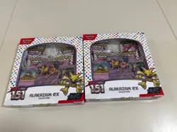 Lot of 2 Pokemon TCG: Scarlet & Violet-151 Alakazam ex Collection Booster Box 820650855269 - Image 1