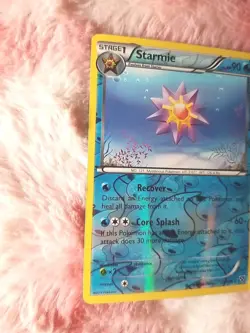 Pokemon XY Base Set Starmie 34/146 Rare Reverse Holo - Image 2