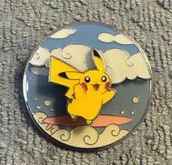 2021 Pokemon Celebrations Flying & Surfing Pikachu Pin Official Pokemon Pin - Image 1