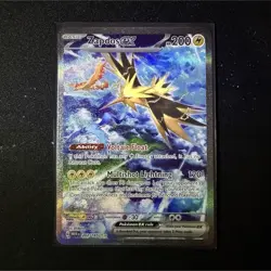 Pokemon Zapdos ex 202/165 Sv: Scarlet & Violet 151 Holo - Image 1