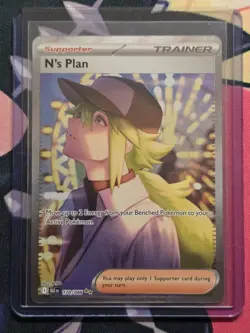 N's Plan 170/086 SV10.5 Black Bolt Holo Special Illustration Rare Pokemon TCG NM - Image 1