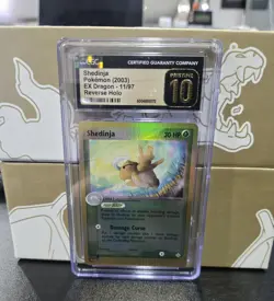 Pokemon 2003 Shedinja 11/97 EX Dragon Rev Holo CGC 10 PRISTINE - Image 1