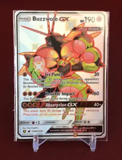 Pokemon Card - Buzzwole GX HOLO SV68/SV94 Crimson Invasion - Mint/Near Mint - Image 1