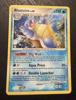 Pokemon Blastoise 2/127 Holo Rare Platinum - Image 1
