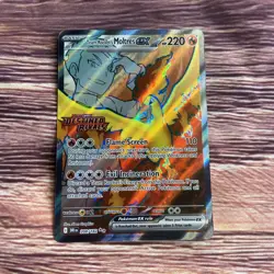 Pokemon TCG Team Rockets Moltres EX#208/182 Destined Rivals Stamped - Image 1