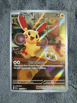 PLUSLE 2023 Pokemon Scarlet Violet Paradox Rift #193/182 Illustration Rare - Image 1