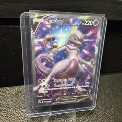 Pokemon Sword & Shield Promo Mewtwo V SWSH229 Holo NEAR MINT NM - Image 2