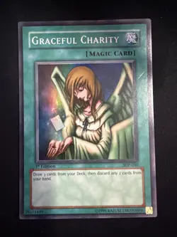 Graceful Charity 1st Edition SDP-040 Ultra Rare – Clean Holo – Vintage YuGiOh - Image 1