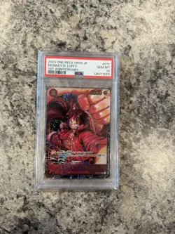 2023 MONKEY D. LUFFY #012 ONE PIECE JPN OP05-1ST ANNIVERSARY PSA 10 - Image 1