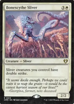 Bonescythe Sliver ~ Commander Masters [ NearMint ] [ Magic MTG ] Card - Image 1