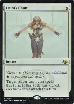 MTG Orim's Chant x1 FOIL NM English - Modern Horizons 3 - MH3 #265 Card - Image 1