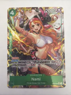 ONE PIECE TCG Nami OP14-031 ALT ART AA SR OP14 NM/M - Image 1