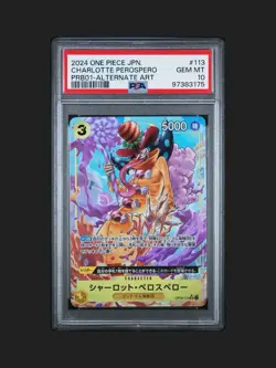 2024 One Piece JPN Charlotte Perospero Alternate Art #OP03-113 PSA 10 - Image 1