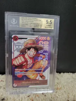 ST21-014 Monkey.D.Luffy SR Treasure Campaign Pack BGS 9.5 - Image 2