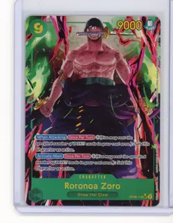 One Piece Wings of the Captain Roronoa Zoro OP06-118 Secret Rare SEC Alt Art ENG - Image 1