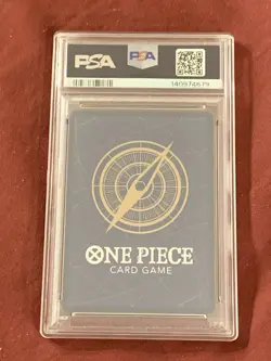 Bandai One Piece OP13 Monkey D. Luffy Alternate Art Secret Rare PSA 10 - Image 2