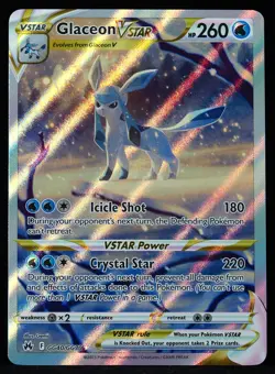 Glaceon VSTAR #GG40/GG70 Crown Zenith NM/M Pokemon Card - Image 1