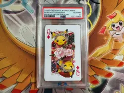 Pokemon 2016 Playing Card Maiko Pikachu Okuge Jack Queen King Diamond PSA 10 Set - Image 2