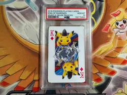 Pokemon 2016 Playing Card Maiko Pikachu Okuge Jack Queen King Diamond PSA 10 Set - Image 3