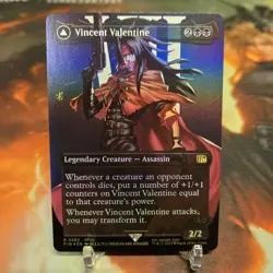 Vincent Valentine (Borderless Foil) #R0383 Final Fantasy MTG FVII - NM - Image 1