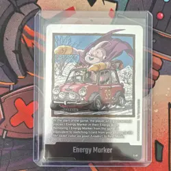 Dragon Ball Super Card Game Majin Buu Energy Marker Regular E-87 Unique Art - Image 1
