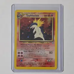 Typhlosion 18/111 Neo Genesis Holo Rare 100 HP Unlimited Pokemon TCG Card - Image 1