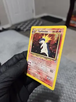 Typhlosion 18/111 Neo Genesis Holo Rare 100 HP Unlimited Pokemon TCG Card - Image 3