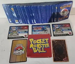 Pokemon Card Lot *120 Cards +* 2005-2014 & Pokeball Pocket Monster *Stress* Ball - Image 1