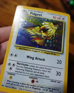 Pidgeot 8/64 No Symbol Error Holo Jungle Set Rare Pokemon Card MP^ - Image 1