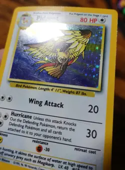 Pidgeot 8/64 No Symbol Error Holo Jungle Set Rare Pokemon Card MP^ - Image 2
