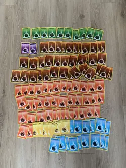 120 X Pokemon Base Set Energy Cards Bundle - Image 1