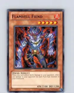 Yu-Gi-Oh TCG Flamvell Fiend DREV-EN096 Unlimited Common Card NM - Image 1