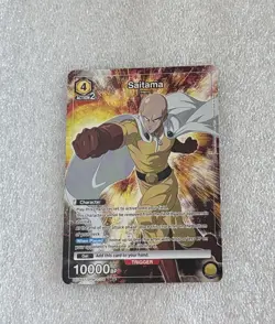 Saitama UE06ST OPM-1-106 Union Arena One Punch Man Foil Card Alternate - Image 1