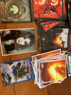 200 Piece Lot Of Magic The Gathering Card Sleeves - Image 5