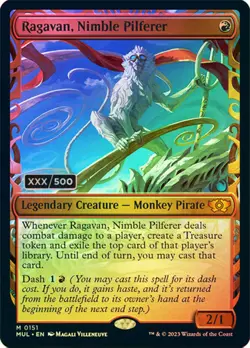 [1x] Ragavan, Nimble Pilferer - Foil - Serialized Near Mint, English March of th - Image 1