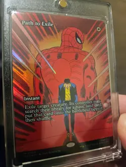 Spider-Man Path to Exile 4 *Foil* Borderless Mythic M/NM Magic The Gathering - Image 2