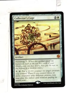 MTG SkeenAB Collector's Cage FOIL from BIG. NM. - Image 1
