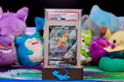 2021 POKEMON SWORD & SHIELD EVOLVING SKIES #192 FULL ART/DRAGONITE V PSA 10 - Image 1