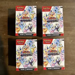 Pokemon TCG: S&V Prismatic Evolutions Booster Bundle LOT OF 4 - Image 1